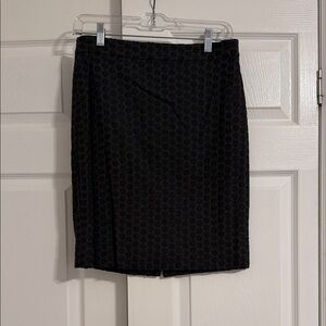 J. Crew Polka Dot Jacquard Pencil Skirt